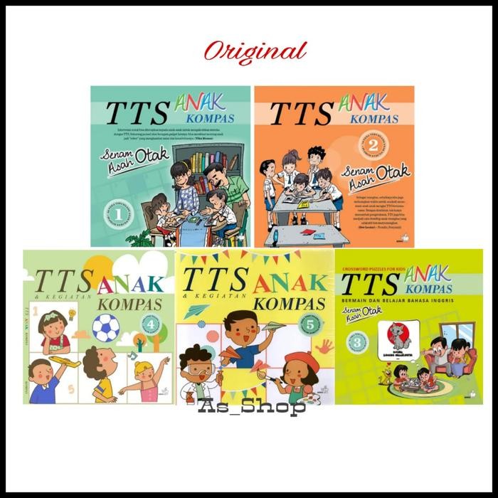 

BUKU TTS TEKA TEKI SILANG ANAK & KEGIATAN KOMPAS Jilid 1 2 3 4 5