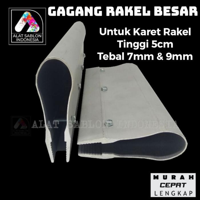 

GAGANG RAKEL ALUMUNIUM 35CM BAUT LUAR ALAT SABLON PEGANGAN RAKEL 35CM