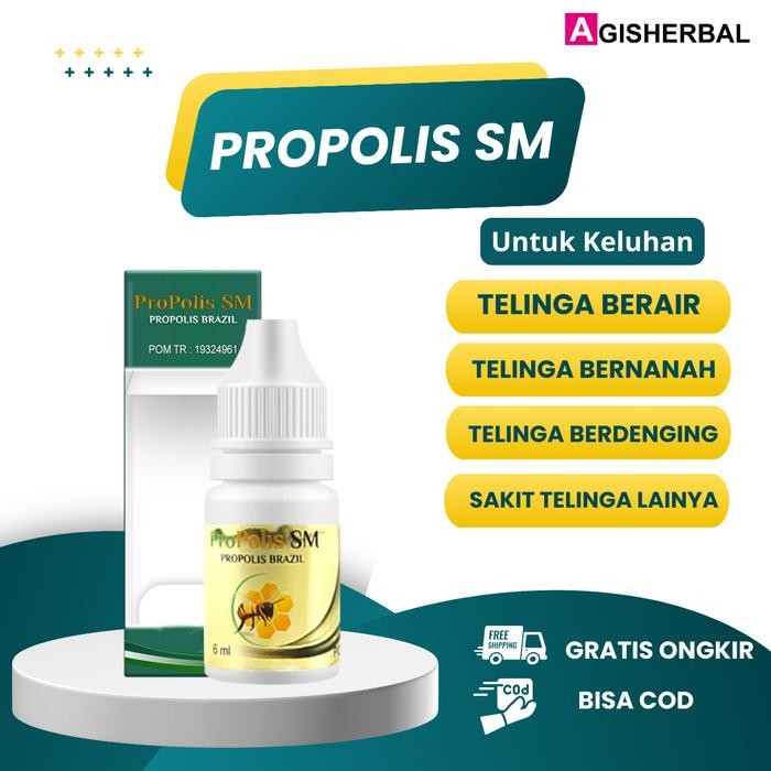 

Herbal Telinga Berair Berdenging Bernanah Dan Bau Propolis Brazil Sm Isi 6 Ml