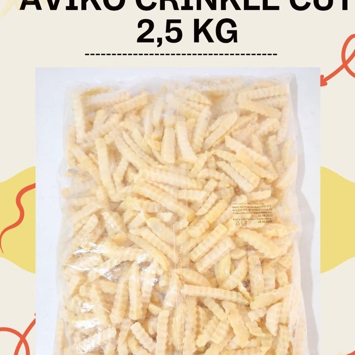 

LUXEHEALTH- Kentang Aviko Crinkle Cut 2,5Kg / Kentang Gelombang / Kentang Frozen