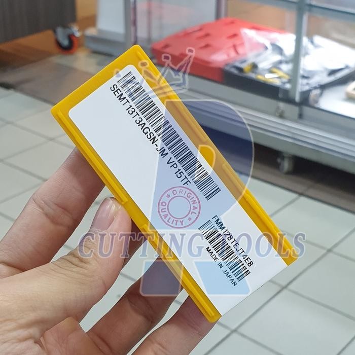 Gercep Insert Semt 13T3 Agsn -Jm Vp15Tf Mitsubishi Original - Mesin Bubut Terlariss 