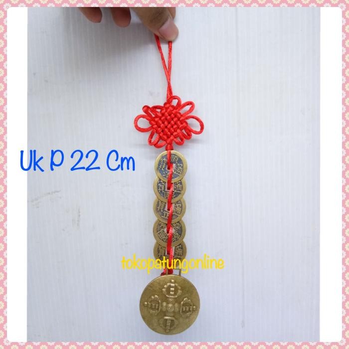 Koin Kuno Cina Fengshui Pembawa Rejeki Ikat 5 Vajra 12 Shio Asli