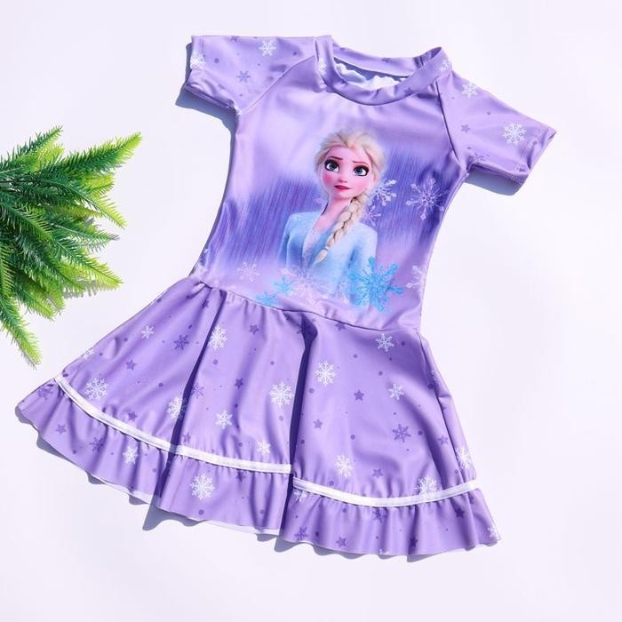 Terlaris baju renang anak Elsa frozen/baju renang Elsa/baju renang frozen/rok SALE