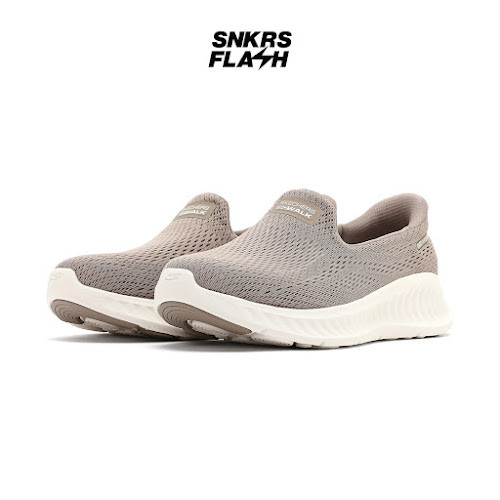 SKECHERS GO WALK NOW TAUPE Sepatu Casual Wanita - 125644TPE - Size 38.5
