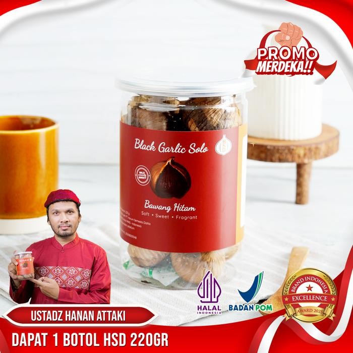 

Black Garlic HSD 220 Gr / Bottle, Bawang Hitam Spices v2