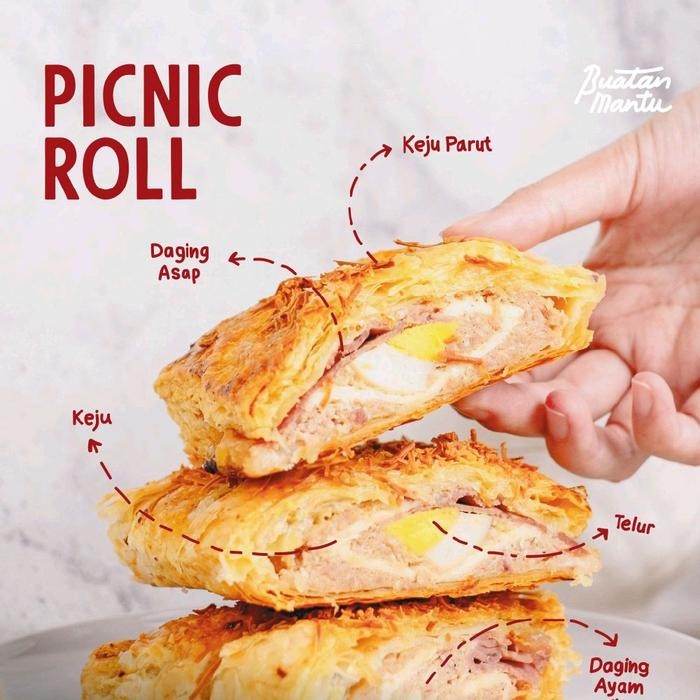 

Picnic Roll Buatan Mantu Pastry Halal