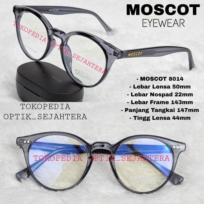 frame kacamata Moscot Pria wanita kacamata minus antiradiasi supershin