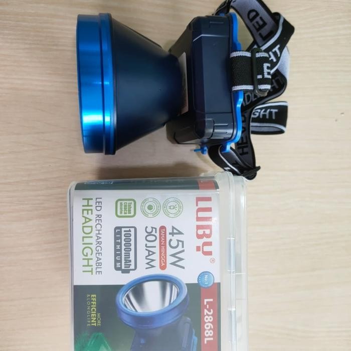 Senter Kepala Luby L-2868L /Headlamp Luby 45Watt