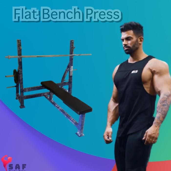 Alat Fitness Bench Press Flat