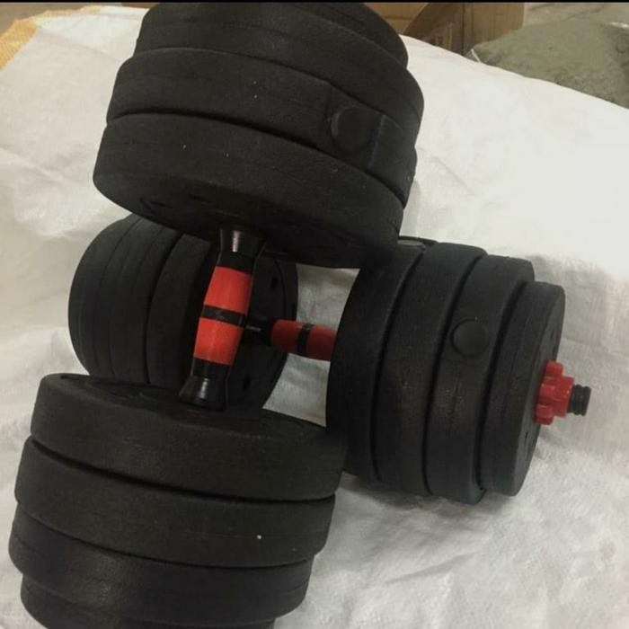 dumbell set barbel set 10 kg pvc resin