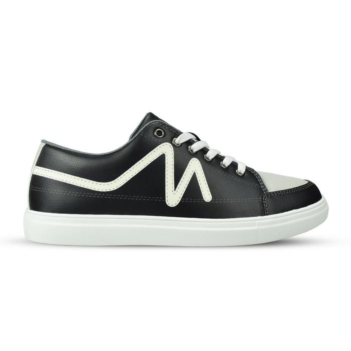 TOMKINS 3RD POINT Fubar - Hitam Putih Sneakers Pria Sepatu Casual Low