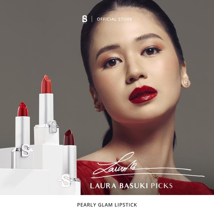 (Allthebest) Buttonscarves Beauty - Pearly Glam Lipstick