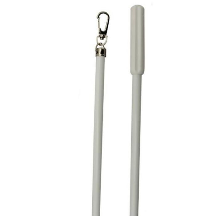 Tongkat penarik Gorden/curtain baton wand/stick tirai el/batang geser hordeng aluminium putih