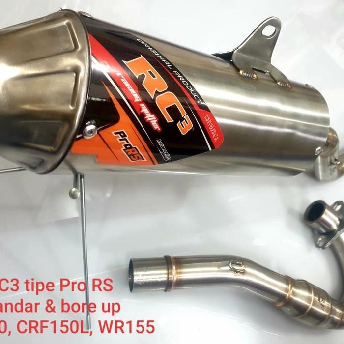 Knalpot Rc3 Klx 150 Klx150 Dt 150 Dt150 Tipe Pro Rs Standar