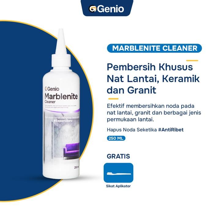 Pilihan- New Genio Marblenite Cleaner - Cairan Pembersih Nat, Granit, Vinyl, Keramik, Stainless