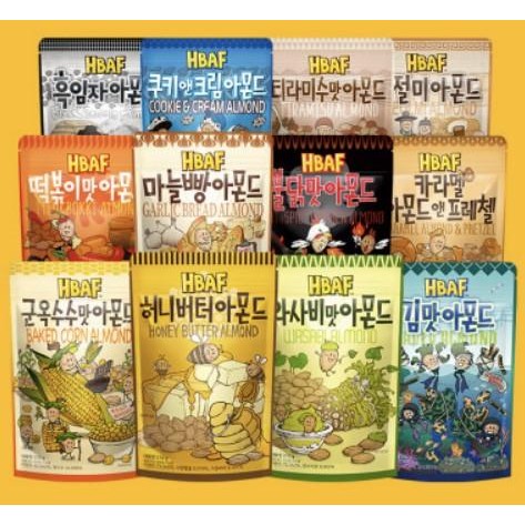 

Baru HBAF TOM's FARM ORIGINAL Honey Butter Almond Korean 210g