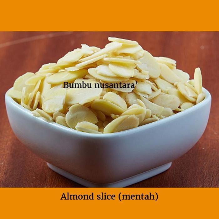 

Baru Kacang almond slice 250gr / mentah