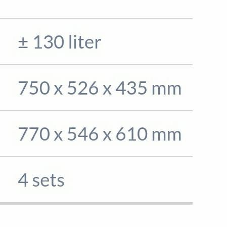 Ezy Box 130 L container box 30Liter Ezy Vindo Biggy