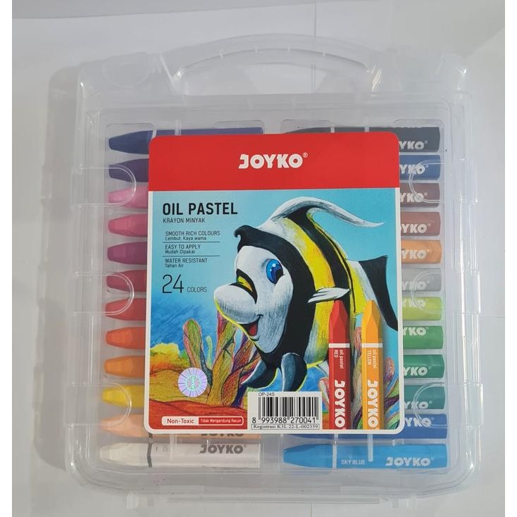 

Crayon Joyko 24 Warna Per 1/2 Lusin