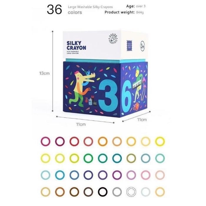 

Mideer Silky Crayon - Washable Crayon - Face Paint Crayon