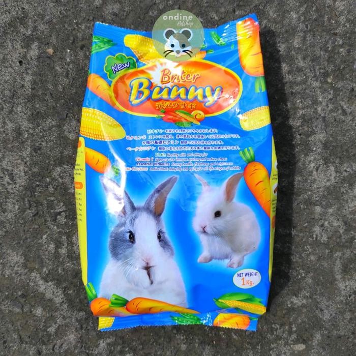 tersedia britter bunny rabbit food 1kg - makanan kelinci ondine petshop