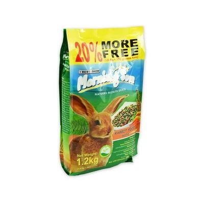 tersedia morning sun rabbit food carrot 1kg - pelet makanan kelinci wortel