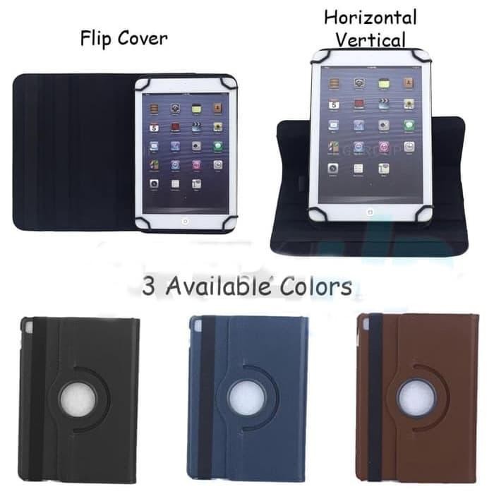 ADVAN TAB SKETSA 10 INCH FLIP LEATHER CASE ROTARY CASING COVER KULIT