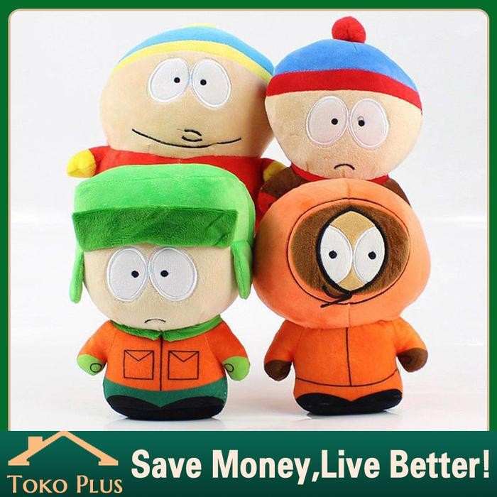Pilihan- 18Cm Boneka Stuffed Plush Kidrobot South Park Kyle Kenny Cartman Stan