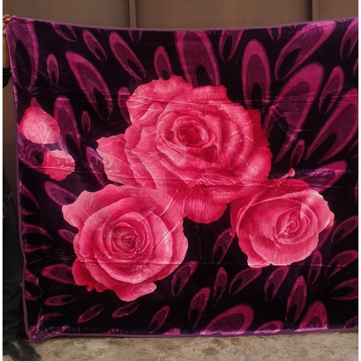 Selimut Hotel St Michael Corak Tebal 200X220 Super Lembut Hangat