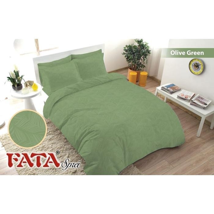 Bed Cover Single 120X200 Fata Polos / Set Bedcover Fata Polos 120X200