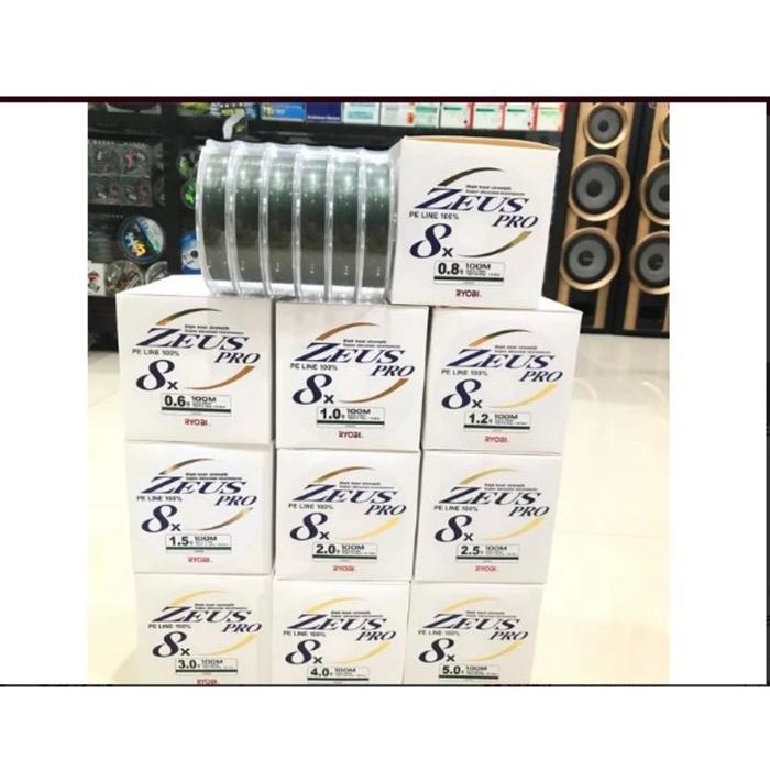 Senar Pe Ryobi Zeus Pro X8-100 Meter