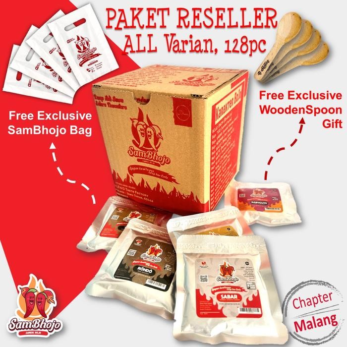 

PAKET RESELLER Sambal Viral All Varian 128pc SIAP JUALAN