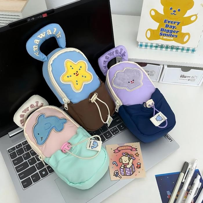 

Kotak Pensil Kartun/Tempat Pensil Alat Tulis/Kotak Pensil Cangkang Lumba-Lumba Lucu/Tempat Pensil