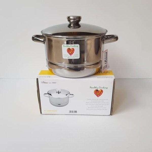 Bima Prima Langseng Highpot Steamer 24cm B2007024st Kukusan Stainless