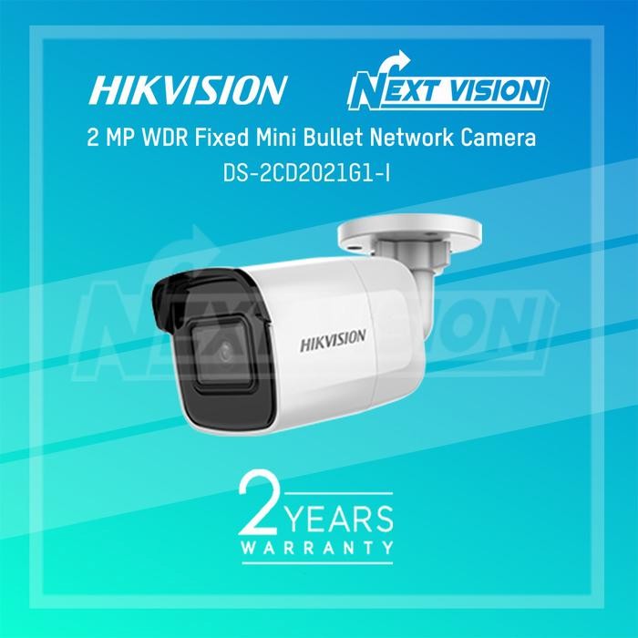 DS-2CD2021G1-I - HIKVISION IP CAMERA 2 MP