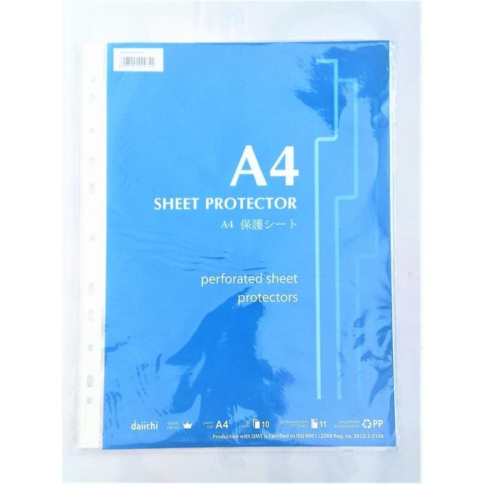 

Daiichi Sheet Protector A4 Dcs20A4-10 Original