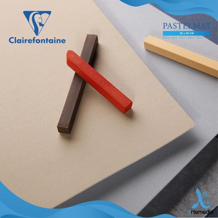 

Clairefontaine Pastelmat Pastel Paper Pad 30X40Cm Kertas Pastel Premium 360Gsm 12 Lembar