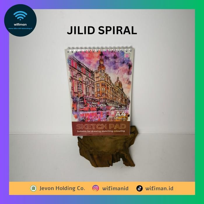 

Gojek- 24 Tiara Buku Sketch Pad A4 50 Lembar 150 Gr- Sketsa Book Lukis