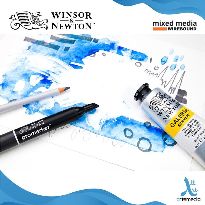

Kertas Gambar Winsor & Newton Mixed Media Paper Pad Wire Bound