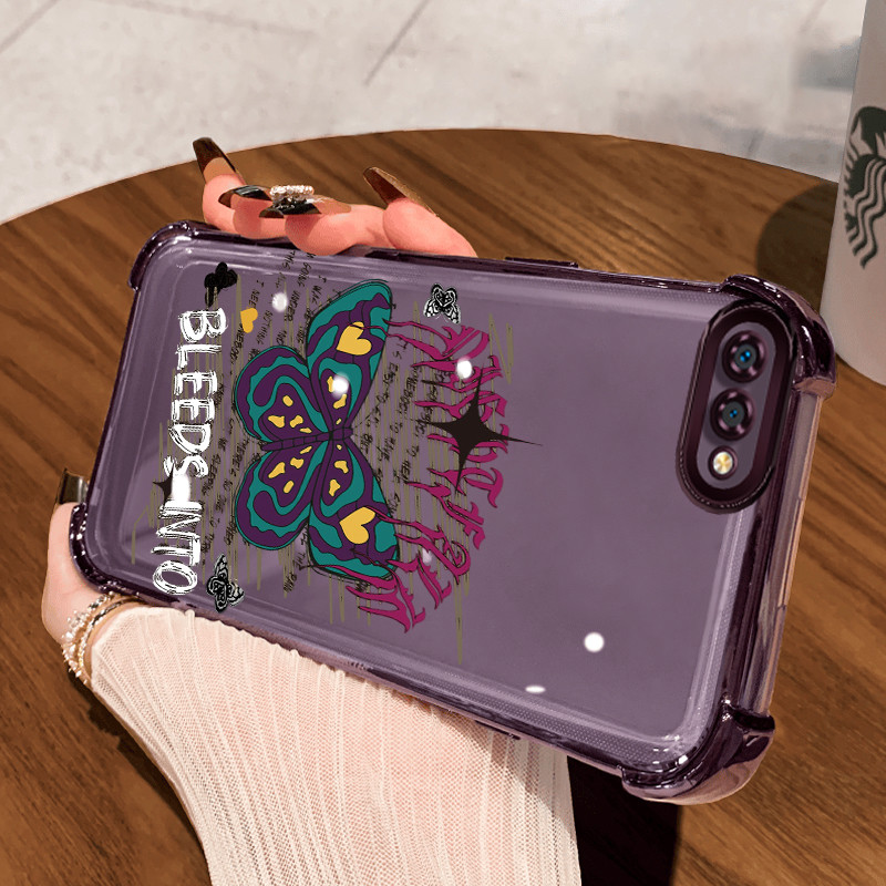 Casing Hp untuk Realme C2 C2s OPPO A1K Case Casing HP Motif Kupu-kupu Keren Casing Silikon Casing Ca