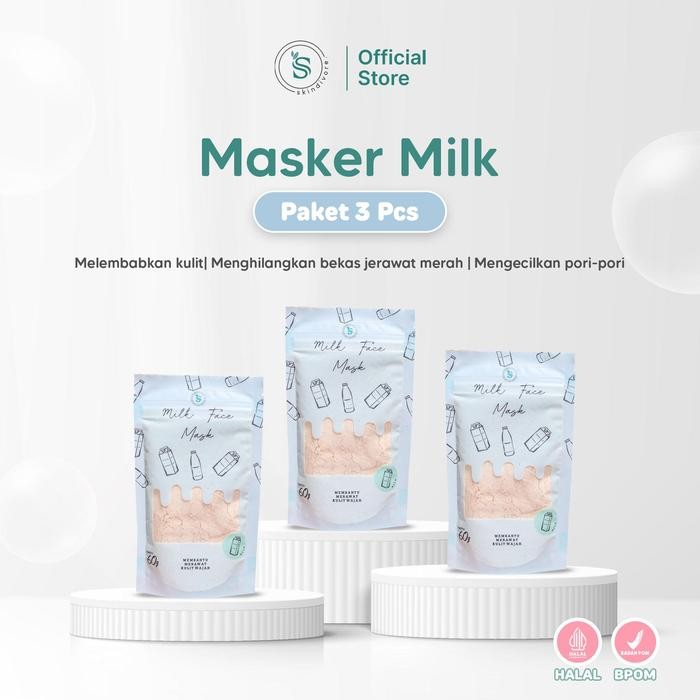 Pilihan- Bundling Masker Organik Milk Skindivore Fullsize 60Gr Bpom
