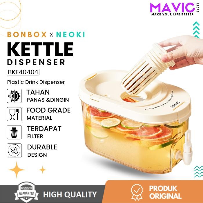 BONBOX x NEOKI BKE40404 Kettle Dispenser Box Minuman Dingin Estetik Teko Modern Air Panas Dingin