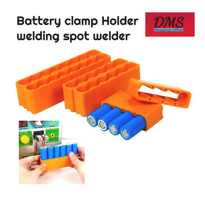 Baterai clamp holder fixture 18650 spot welder clamp
