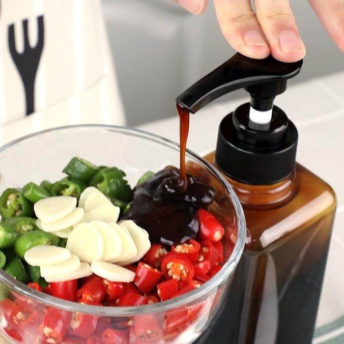 [Vinnatsu]Pompa Sirup Tempat Sirup Sugar Botol Pump Botol Sauce Pump Botol Paket Botol Sirup Plastik