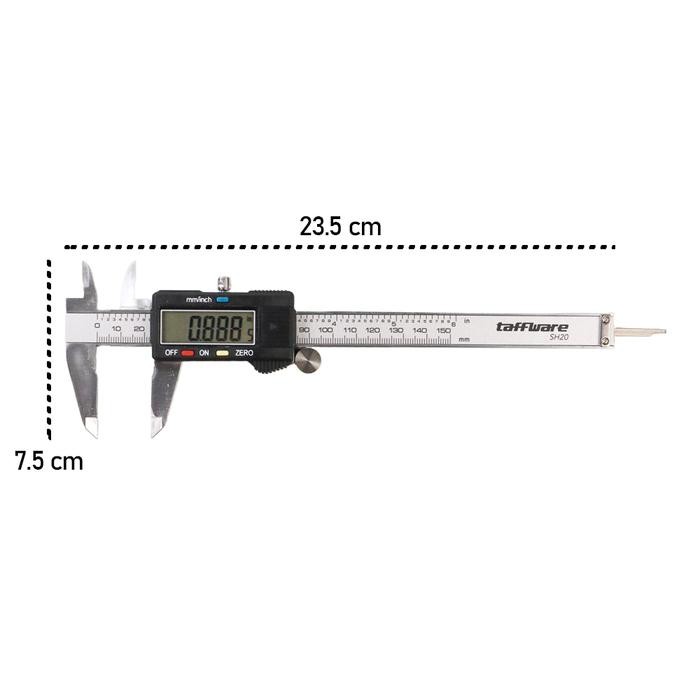 Terhemat Sigmat/Jangka Sorong Digital/Digital Calipers Stainless Steel Hardened Terlariss 