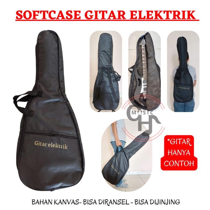 TERBARU Tas Gitar Bass Tas Gitar Elektrik Softcase Gitar Bass Gitar Elektrik