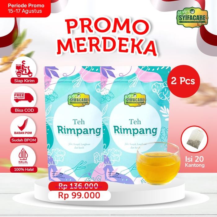 

Exp Lama Syifacare Paket 2 Pcs Teh Rimpang Herbal Jahe Kunyit Lengkuas Sereh BPOM & Halal Shopee