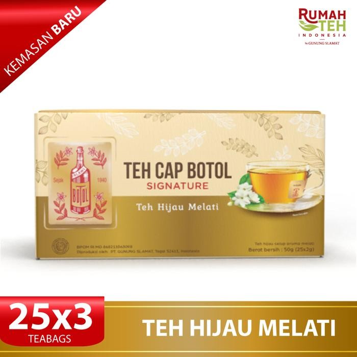 

Exp Lama Teh Celup Cap Botol Signature 25 Bags x 3 - Teh Hijau Melati Premium
