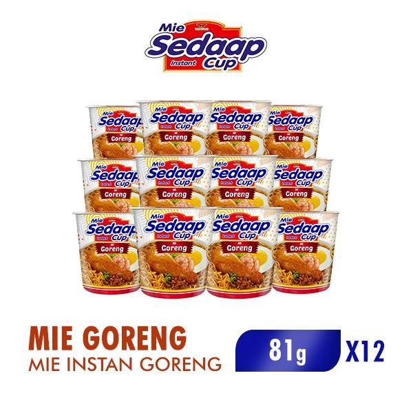 

Pilihan- Sedaap Mie Instan Cup Goreng 81G X 12 Pcs