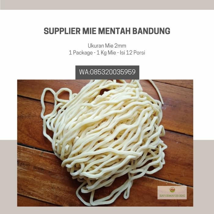 

Pilihan- Mie Keriting Mentah Untuk Mie Bakso Isi 12 Porsi